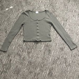army green long sleeve, from TJ.MAXX, size small, worn twice